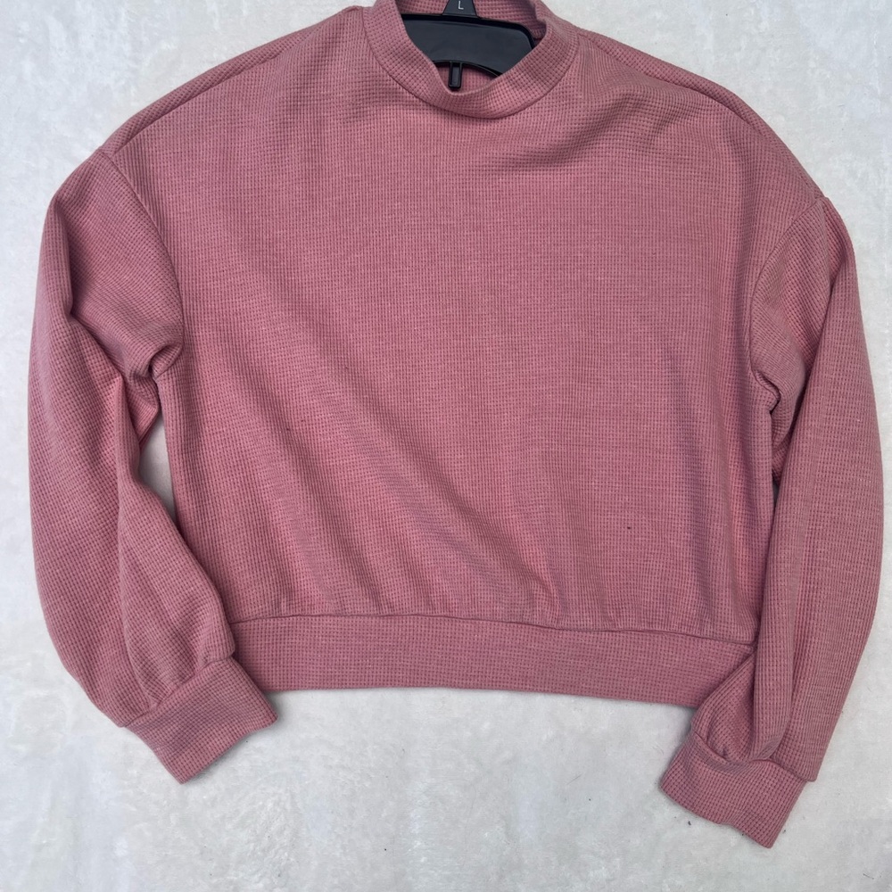 SHEIN Pink Long Sleeve Tee